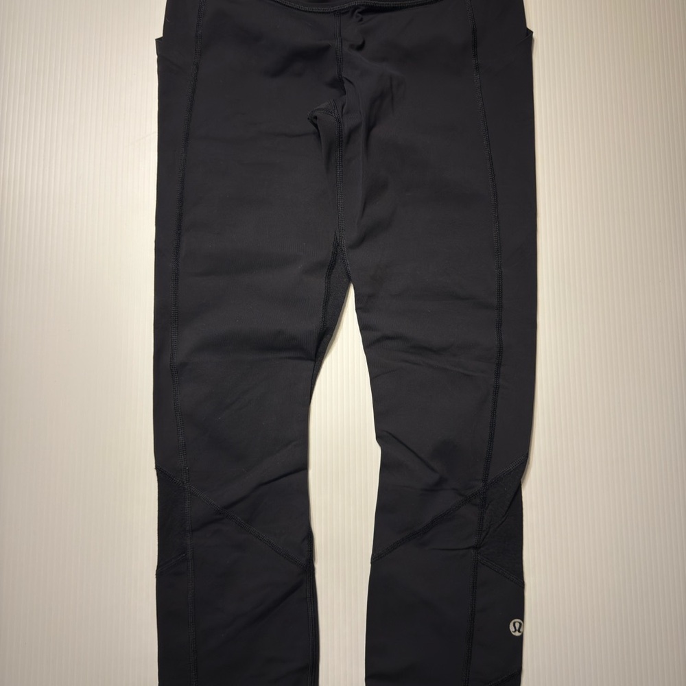lululemon athletica Black Seam-Detail Leggings